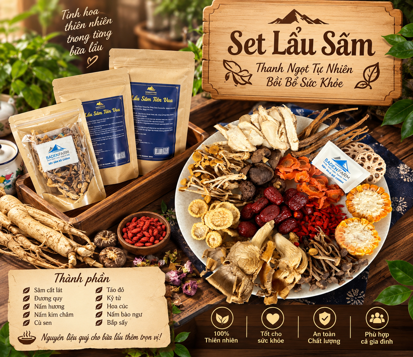 Set Lẩu Sâm Khô